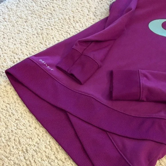Nike Kids Dri-FIT Long Sleeve in Purple - Picture 3 of 3